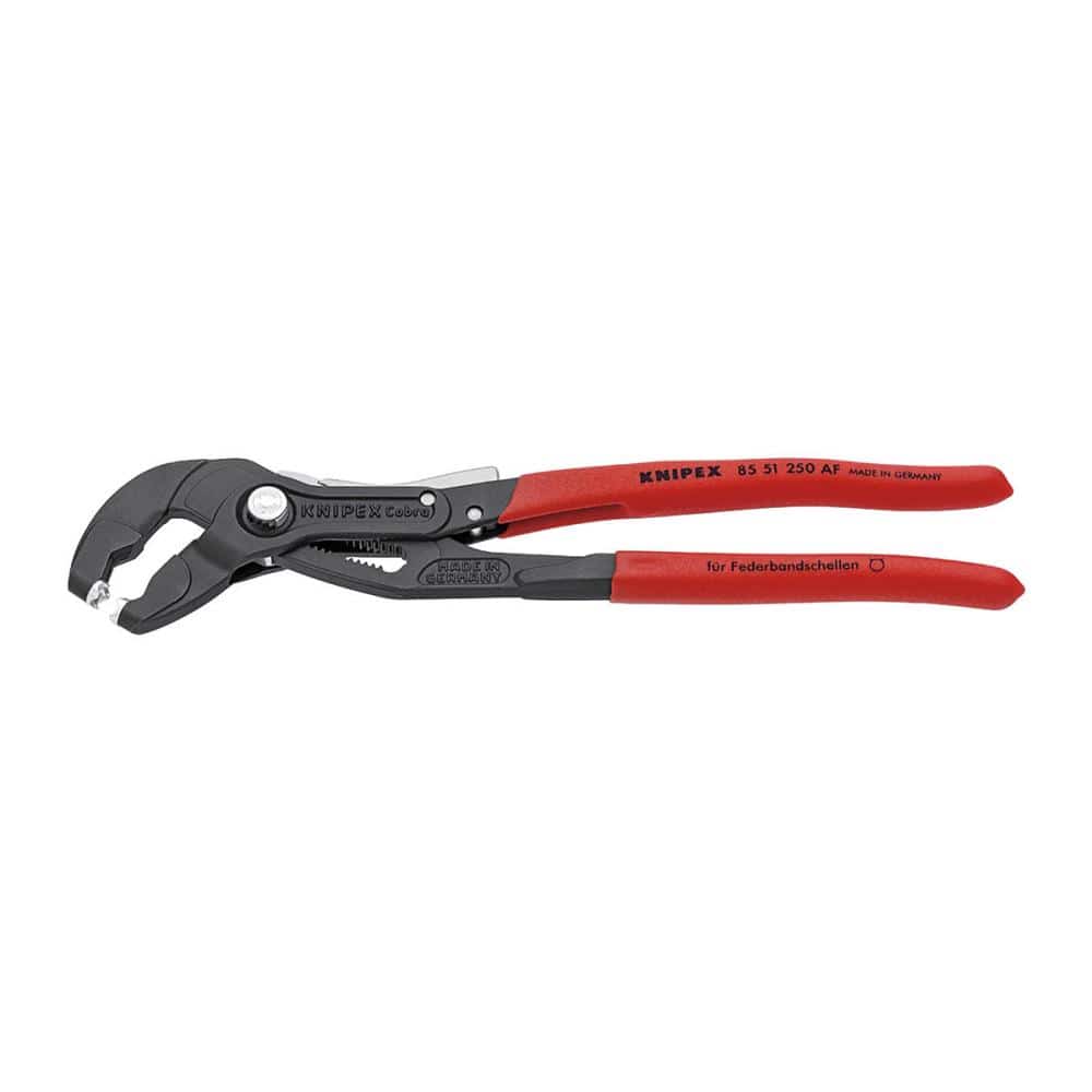 ＫＮＩＰＥＸ　スプリングホースクリッププライヤー（ロック付）　２５０ｍｍ　　８５５１－２５０ＡＦ