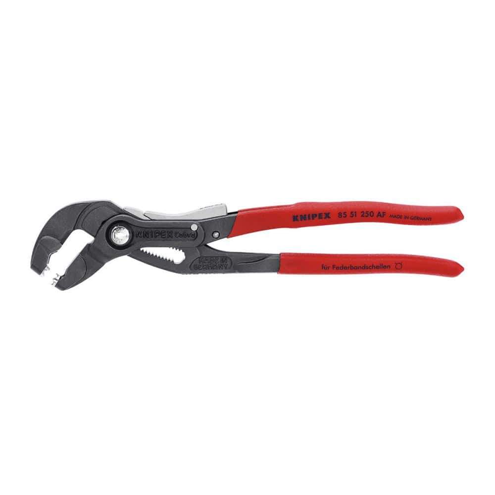 ＫＮＩＰＥＸ　スプリングホースクリッププライヤー（ロック付）　２５０ｍｍ　　８５５１－２５０ＡＦ