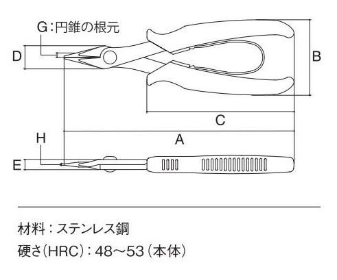 スリーピークス　ラウンドノーズプライヤー　ＳＰ‐３７　　　　