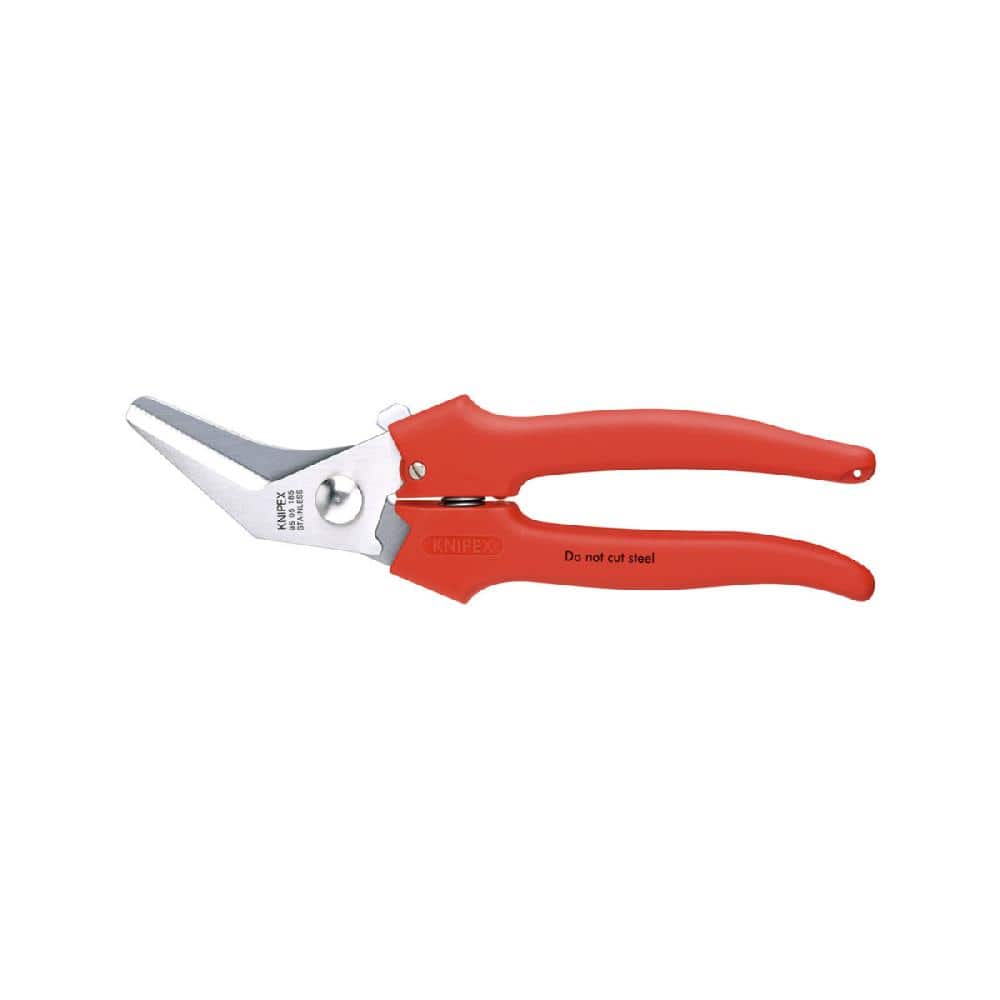 ＫＮＩＰＥＸ　電工ハサミ　１８５ｍｍ　プラスチックコーティングハンドル　９５０５－１８５