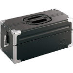 TONE ツールケース(メタル) V形2段式 マットブラック BX322BK_