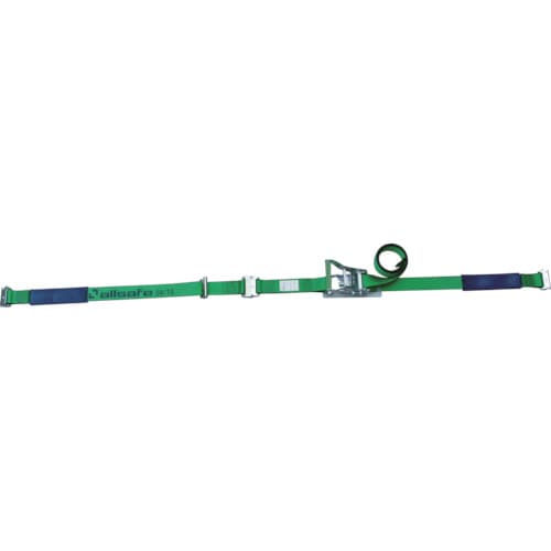 ａｌｌｓａｆｅ　ベルト荷締機　ワンピースキャッチャー付ラッシングベルト＿