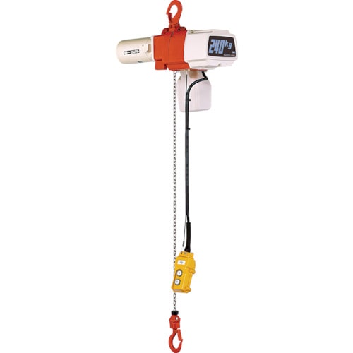 キトー セレクト電気チェーンブロック1速 単相200V 240kg(S)x3m_