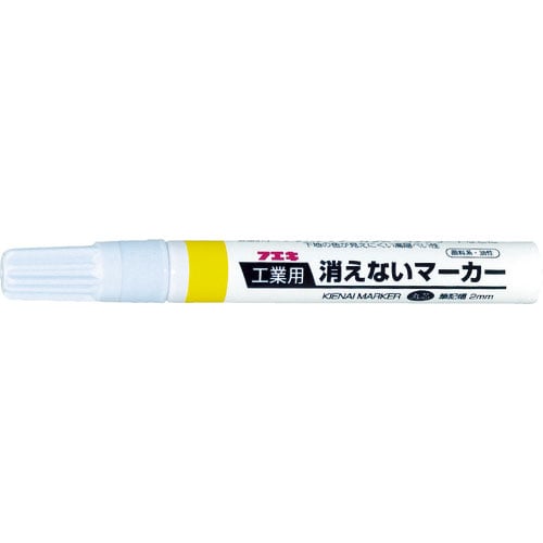 フエキ　工業用消えないマーカー　中字　黄＿