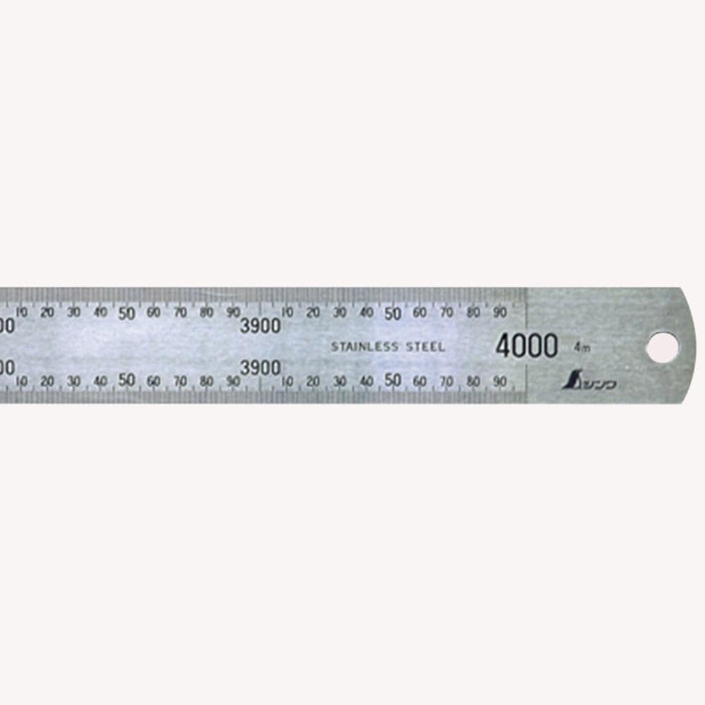 シンワ 直尺 ステン4000mm