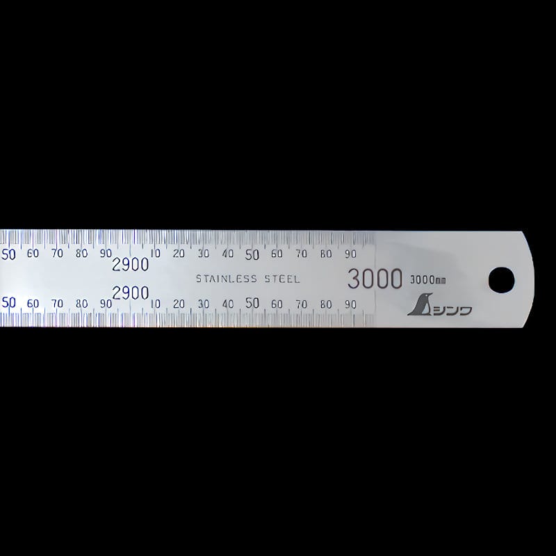 シンワ　直尺ステン３０００ｍｍ