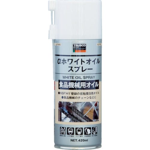 TRUSCO ホワイトオイルスプレー 420mL_