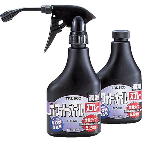 TRUSCO αホワイトオイルノンガスタイプ 替ボトル 350mL_