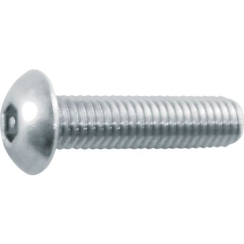 ＴＲＵＳＣＯ　ピン付六角穴ボタンボルト　ステンレス　Ｍ４Ｘ１０　１５本入＿