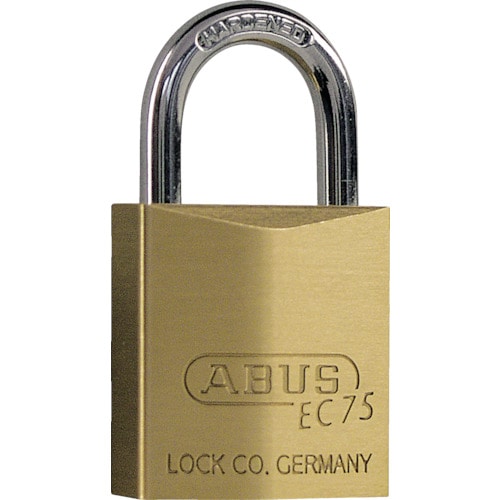 ＡＢＵＳ　真鍮南京錠　ＥＣ７５－３０　ディンプルシリンダー　同番＿