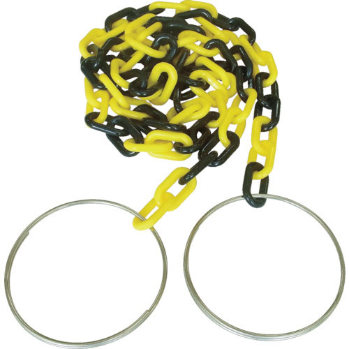 ニッサチェイン　コーンチェイン　２．５ｍ　黄×黒＿