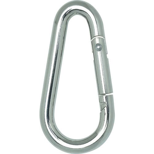ＴＲＵＳＣＯ　国産カラビナハーケン　ＮＳ型　スチール製　１０Ｘ１１０ｍｍ＿