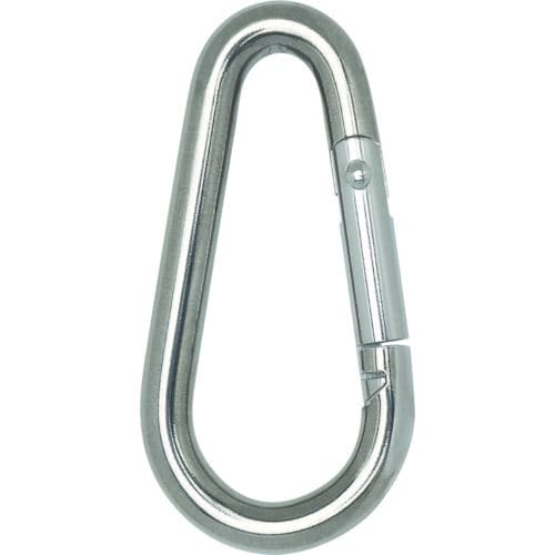 ＴＲＵＳＣＯ　国産ステンレスカラビナハーケン　ＮＳ型　８Ｘ８０ｍｍ＿