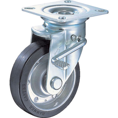 ハンマー J型自在 SP付 ゴム車B入り125mm_