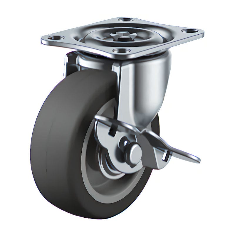新品 ヨドノ 鋳物重荷重用ウレタン車輪自在車付き ＵＨＢーｇ１００Ｘ５０ 1個 品番