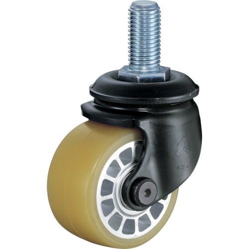 ハンマー 低床式重荷重用ねじ式ウレタン車B入り50mm M20XP2.5_