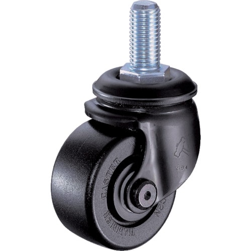 ハンマー　低床式重荷重用ねじ式ナイロン車Ｂ入り５０ｍｍ　Ｍ２０ＸＰ２．５＿
