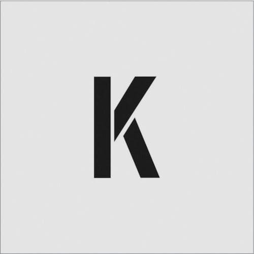 IM ステンシル K 文字サイズ100×65mm_
