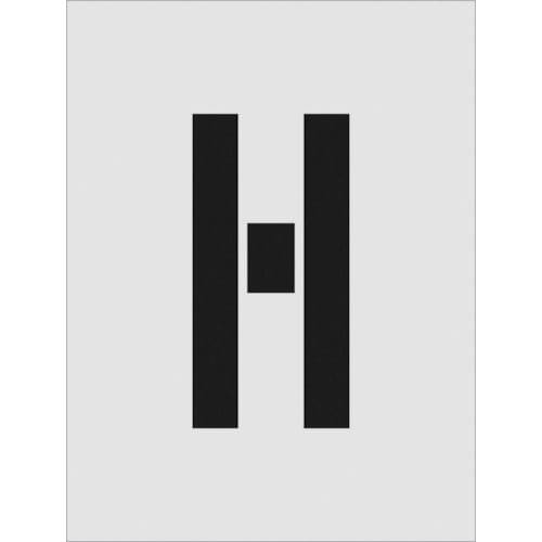 IM ステンシル H 文字サイズ250×125mm_