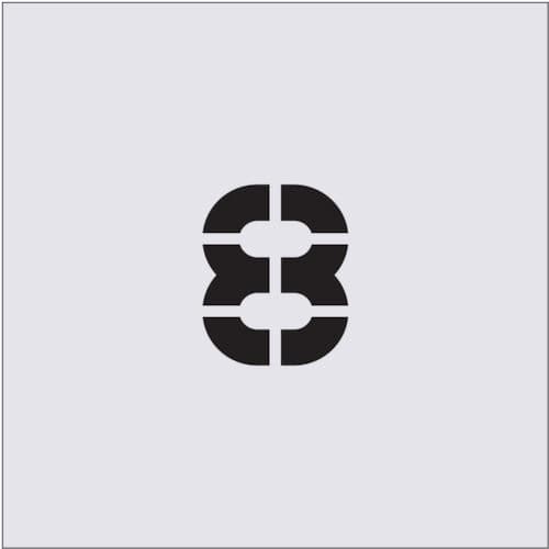 IM ステンシル 8 文字サイズ50×40mm_