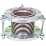 ＮＦＫ　排気ライン用伸縮管継手　５ＫフランジＳＳ４００　１００ＡＸ１００Ｌ＿