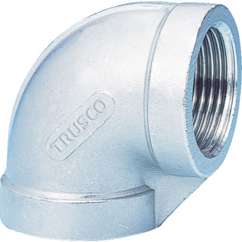 TRUSCO ねじ込み管継手 SUS 90°エルボ 25A_