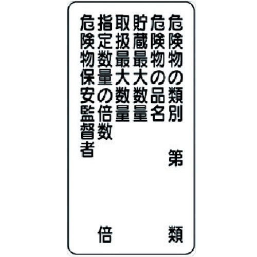 ユニット　危険物標識（縦型）危険物の類別・エコユニボード・６００Ｘ３００＿