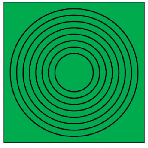 ユニット　ゲージマーカー円形緑・ＰＰステッカー・１０枚組＿