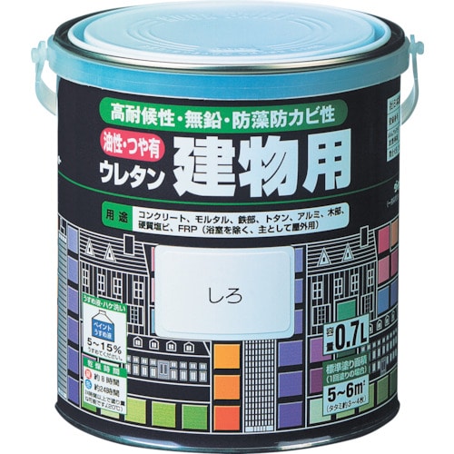ロック 油性ウレタン建物用 くろ 0.7L_