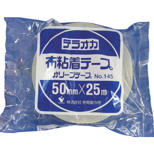 ＴＥＲＡＯＫＡ　カラーオリーブテープ　ＮＯ．１４５　緑　５０ｍｍＸ２５Ｍ＿