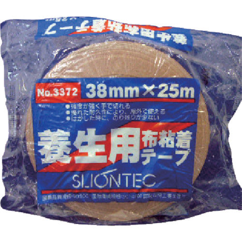 スリオン 養生用布粘着テープ38mm ブラウン_