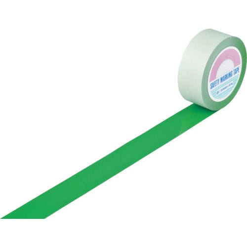緑十字　ラインテープ（ガードテープ）　緑　５０ｍｍ幅×２０ｍ　屋内用＿