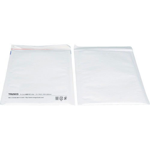 TRUSCO クッション封筒 PEフィルム 200×280mm 10枚入パック_