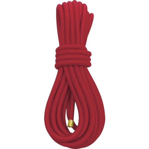 ユタカ　ゴム　カットゴムロープ　６×５ｍ　レッド＿