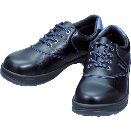 シモン　安全靴　短靴　ＳＬ１１－ＢＬ黒／ブルー　２６．５ｃｍ＿