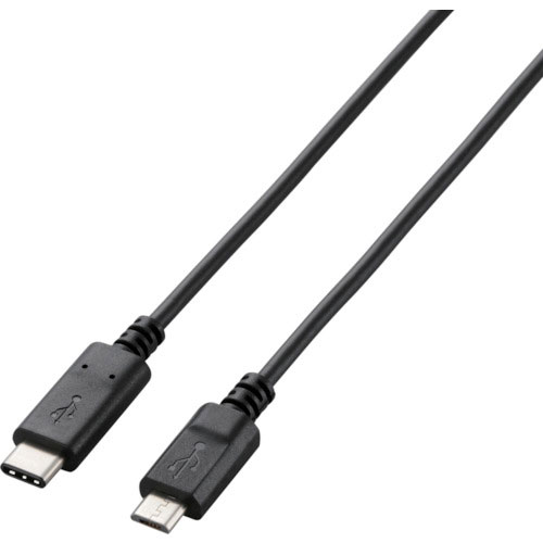 エレコム USB2.0ケーブル C-microBタイプ 認証品 3A出力1.0m_