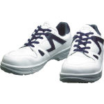 シモン　安全靴　短靴　８６１１白／ブルー　２７．５ｃｍ＿