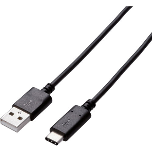 エレコム　ＵＳＢ２．０ケーブル　Ａ－Ｃタイプ　認証品　３Ａ出力　４．０ｍ＿