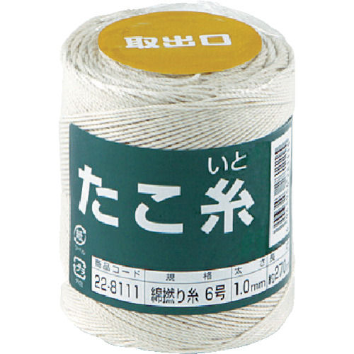 高木 たこ糸 綿撚り糸 #6_