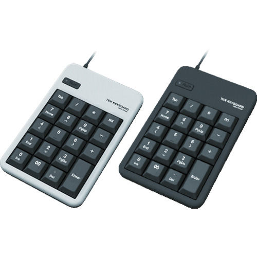 エレコム USBハブ付テンキーボード ブラック_
