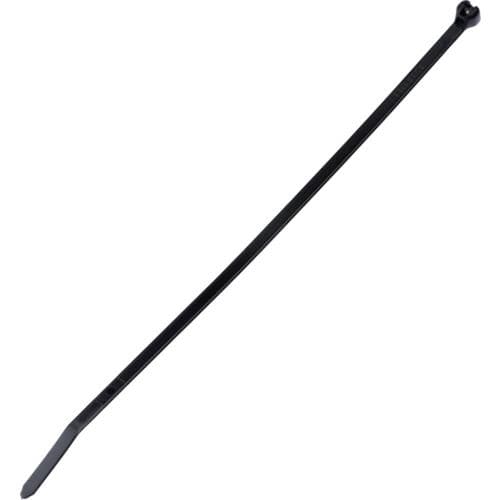 パンドウイット ステンレス爪ロック式ナイロン結束バンド 耐候性黒 (100本入)_