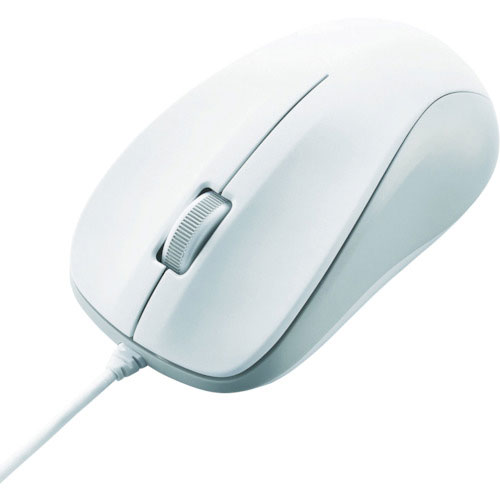 エレコム　ＵＳＢ光学式マウス（Ｍサイズ）ホワイト＿