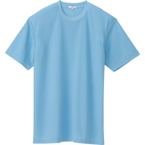 アイトス 吸汗速乾クールコンフォート 半袖Tシャツ男女兼用 サックス S_