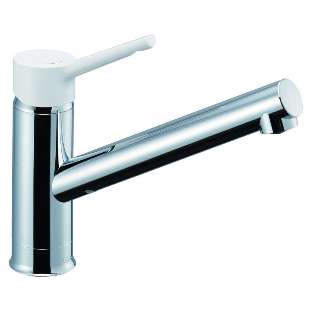 水道 蛇口 立水栓 シングルレバー立水栓（クロム） 洗面所用単水栓 - 1