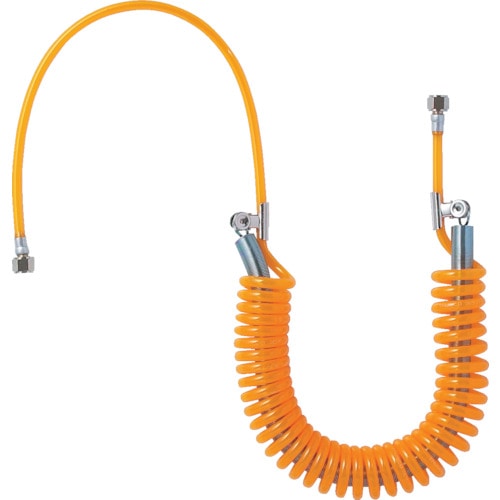 ＴＲＵＳＣＯ　取替用スプリング式ウレタンコイルホース　４ｍ＿