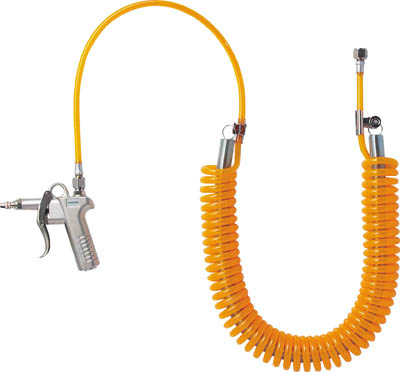 TRUSCO スプリング式ウレタンコイルホース ダスターセット 4m_
