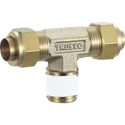TRUSCO クイックシール継手 チーズ 6 呼びR1/8_