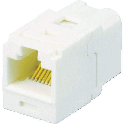 パンドウイット　カテゴリ６Ａ　ＪＪアダプタ（ＲＪ４５中継用ジャック）　オフホワイ＿