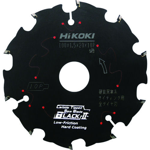 日立 スーパーチップソー 全ダイヤ ブラック2 100mm_