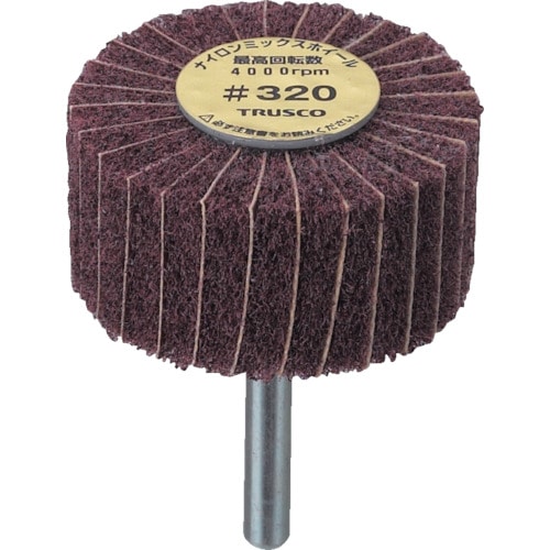ＴＲＵＳＣＯ　ナイロンミックスホイール　外径５０Ｘ厚２５Ｘ軸６　５個入　３２０♯＿
